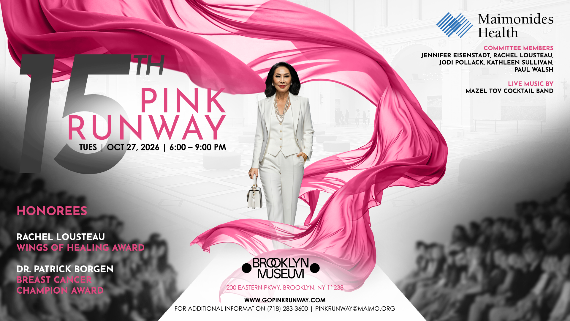 Image of 2026 Pink Runway invitation