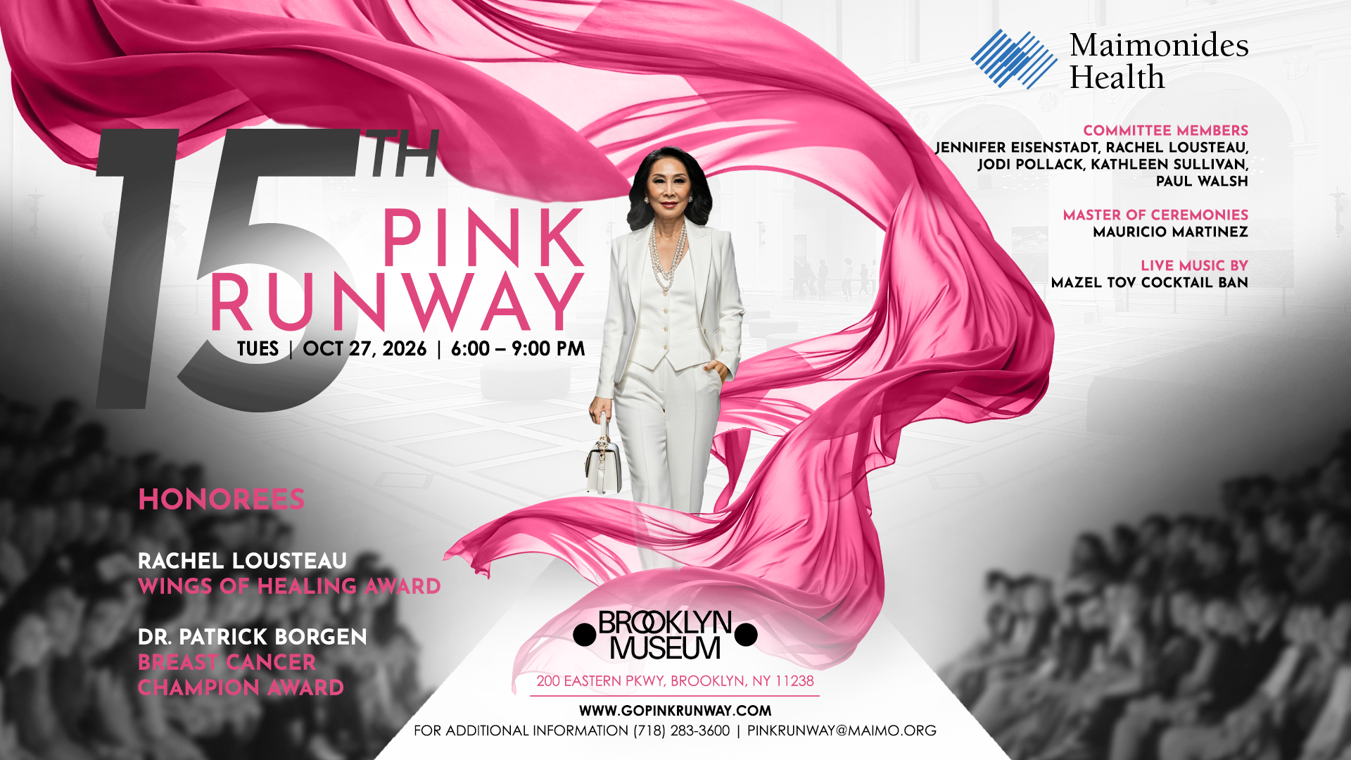 Image of 2026 Pink Runway invitation